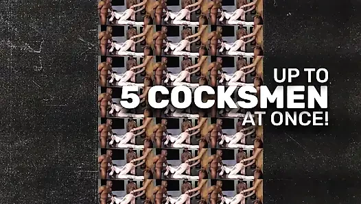 Grup seks dölleme - ateşli kızıl saçlı Sophia Locke grup sekste döllerle dolu