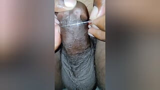The Asian boy play with small dick Masturbation enjoy