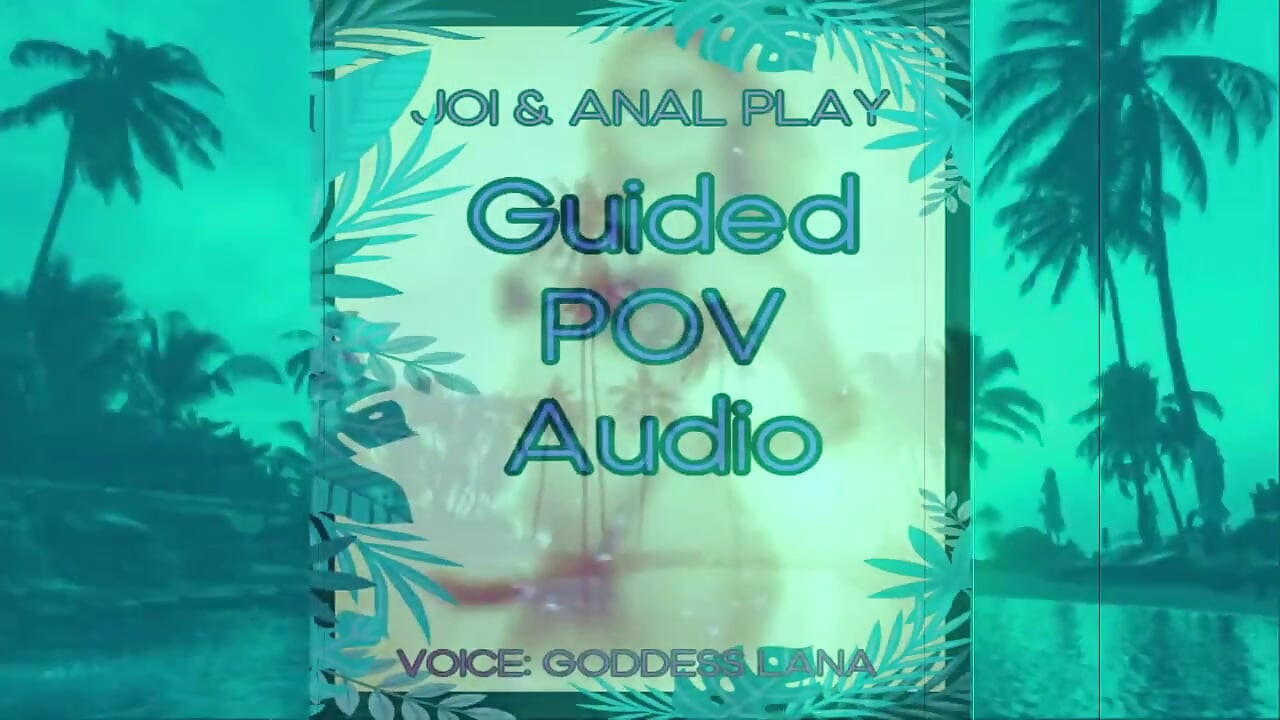 Diosa tiene un cinturón en instrucción de paja y juego anal - instrucciones en primer plano