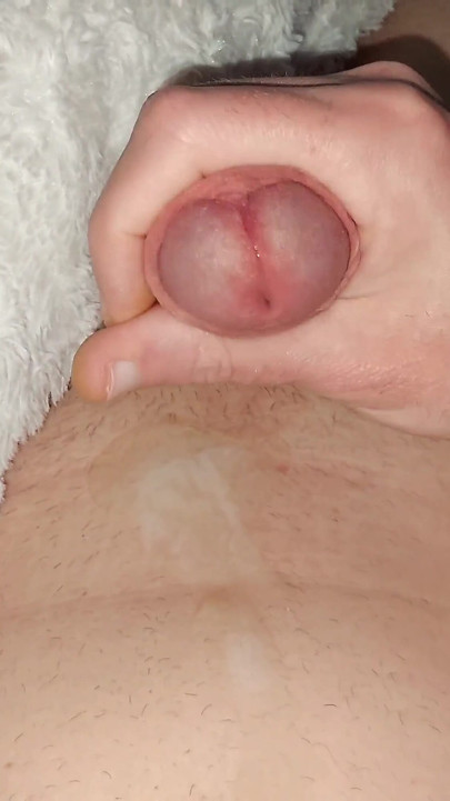 An 18 year old hot guy moans loudly while masturbating and cums on his belly. ASMR | Clip 2