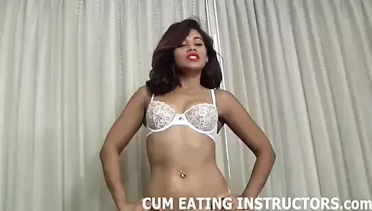 We will make you eat your own cum right in front of us CEI