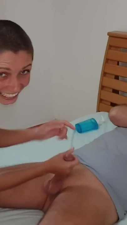 2 naughty girls caught masturbating stepdad. Lesbian play, Dirty sex, handjob squirt on dick and cumshot | Clip 1