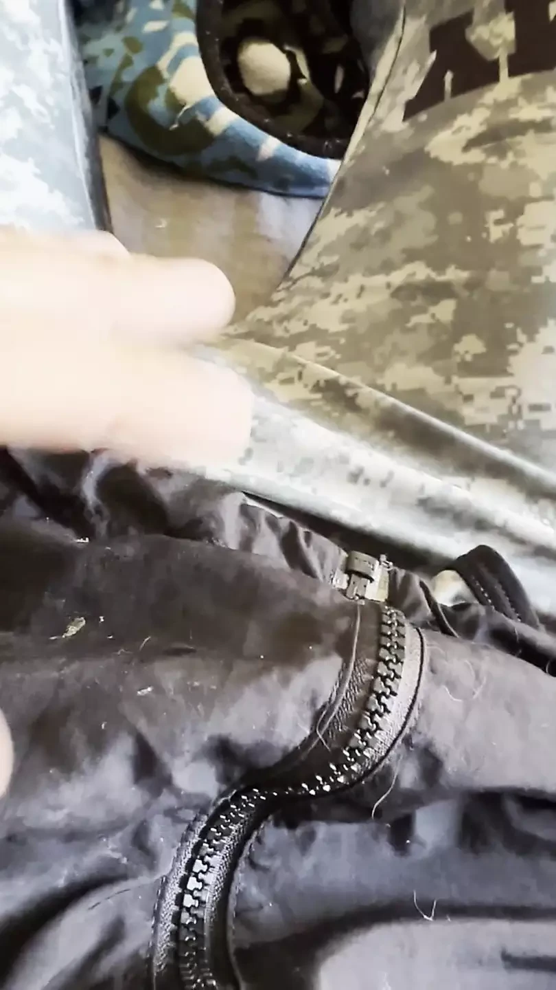 Army solider jerks off in his wrestling singlet shoots cum through it!