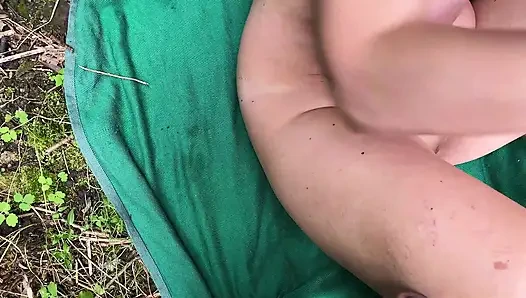 Outdoor Fun Behind an Abandoned House With My Wife Luna