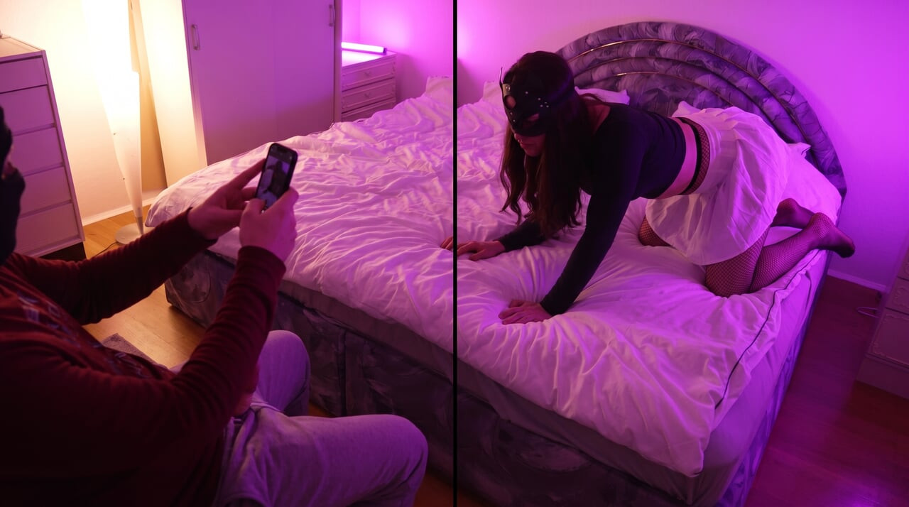 My ultimate fantasy comes true: Sissy crossdresser locked in chastity POV