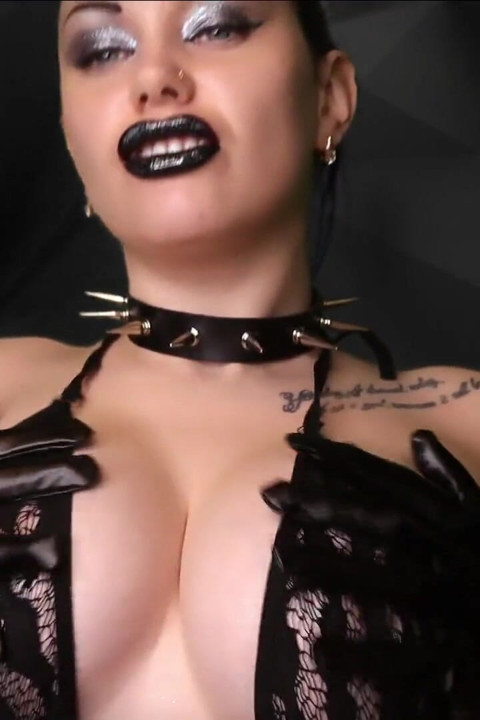 Drink my goddess's spit, loser, and cum while licking it off from the floor