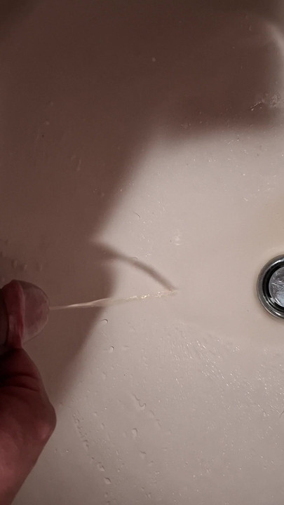 Pissing in the sink