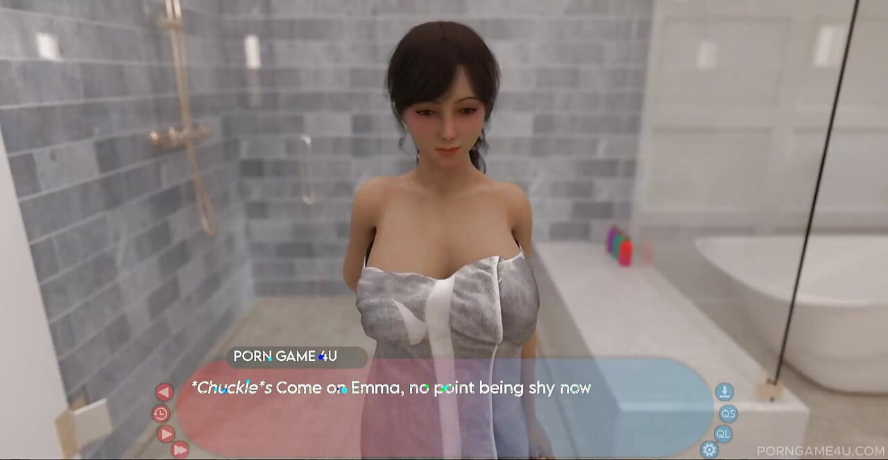 Intimate Moments with Emma: Steamy Shower & Passionate Climax - by Justice or Mercy -p.13 - Tower Boy - Gameplay by Porn Game 4u