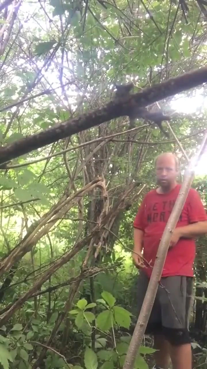 Outside Being Wild Jerking off