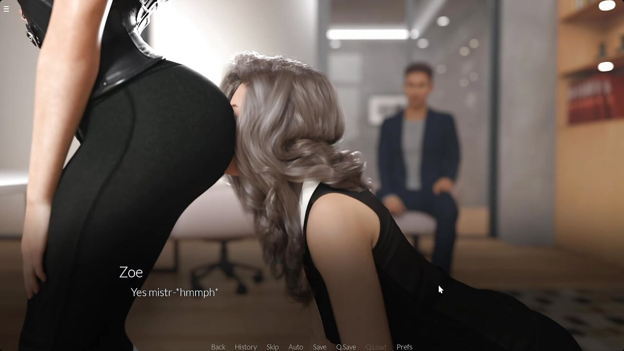 Milf Boss Having Threesome Fun With Huge Cock And Horny Secretary Tongue