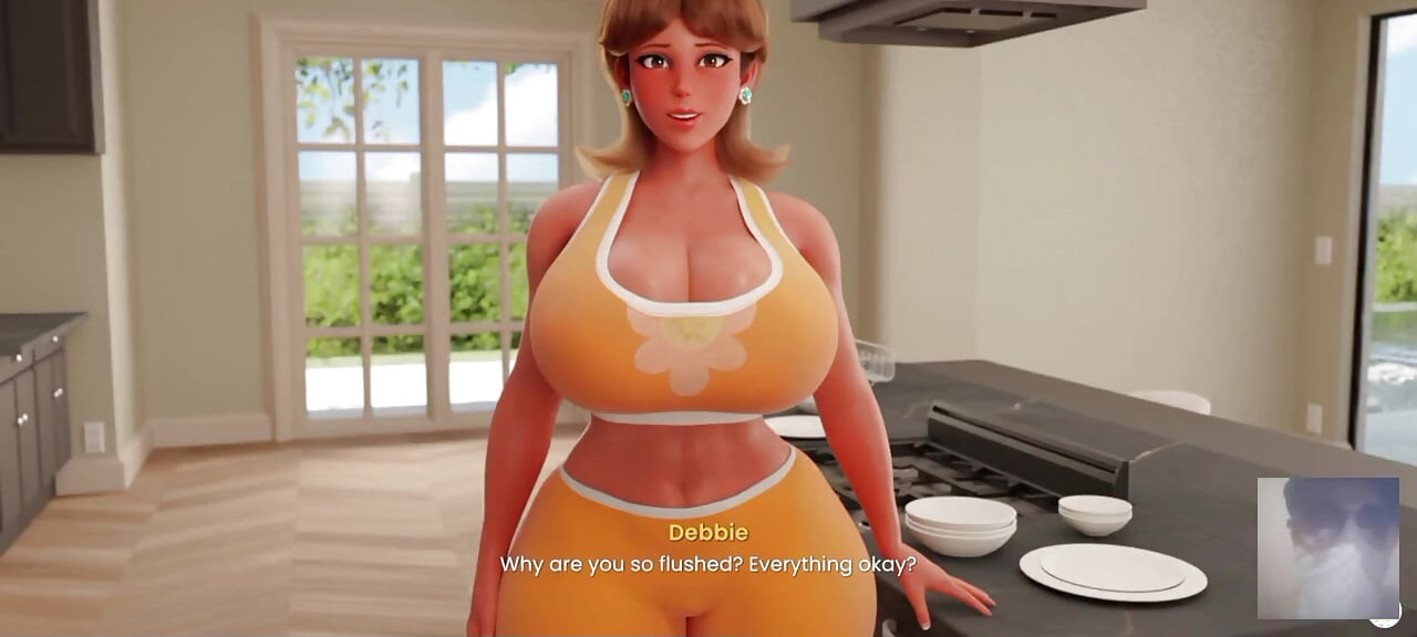 Step-mom Daisy From Mario Sees My Hard Dick and Offer Me to Suck It!!
