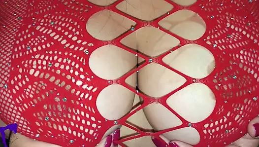 Homemade Sex with Horny Wife MILF Latina Riding Hard & Doggy Style, POV Playing with Her Tits