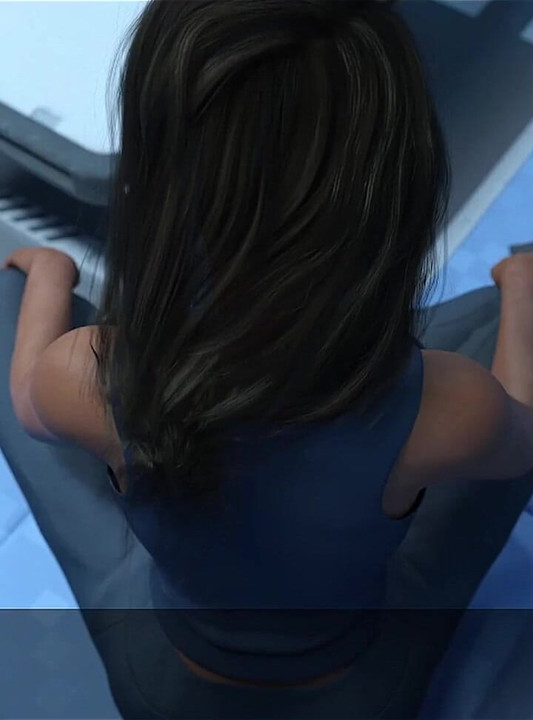Stranded in Space - Indian MILF with Big Tits Moans While Getting a Massage