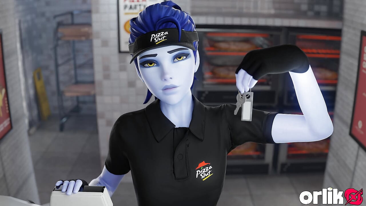 Widowmaker’s Pizza Maker Shift Gone Wild - Big Dick 3D Overwatch