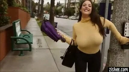 Angela White – hot in a sweater