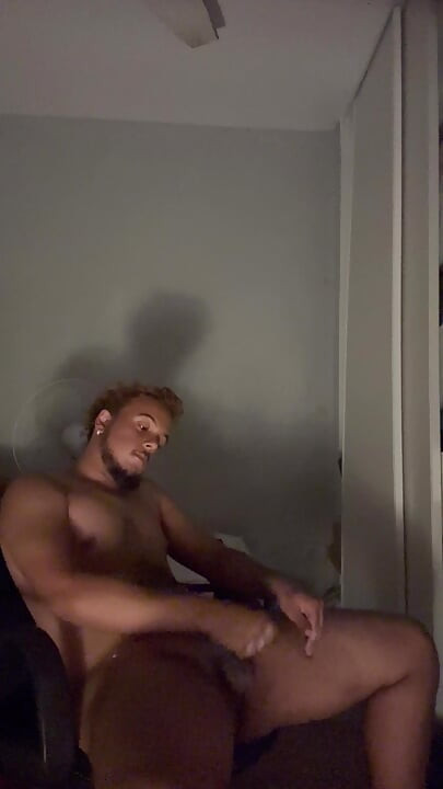 White boy beating his shit