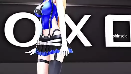 Hentai Mirai Akari Vtuber Undress Dance Mmd 3D Dark Blue Eyes Color Edit Smixix