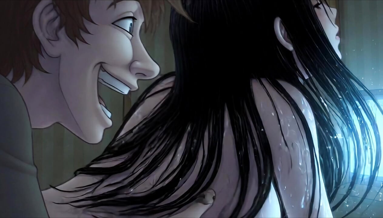 Beautiful Horror Girl Crawled Out of My TV