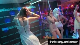 Bisexual bitches fuck at a wedding party