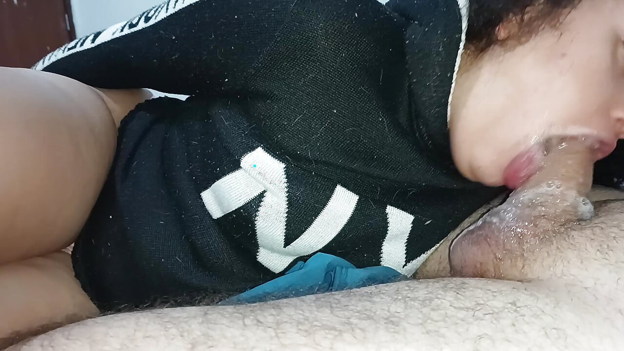 ALL THIS BITCH'S SPIT RUNS DOWN THE HARD COCK OF THE NAUGHTY CUCKOLD