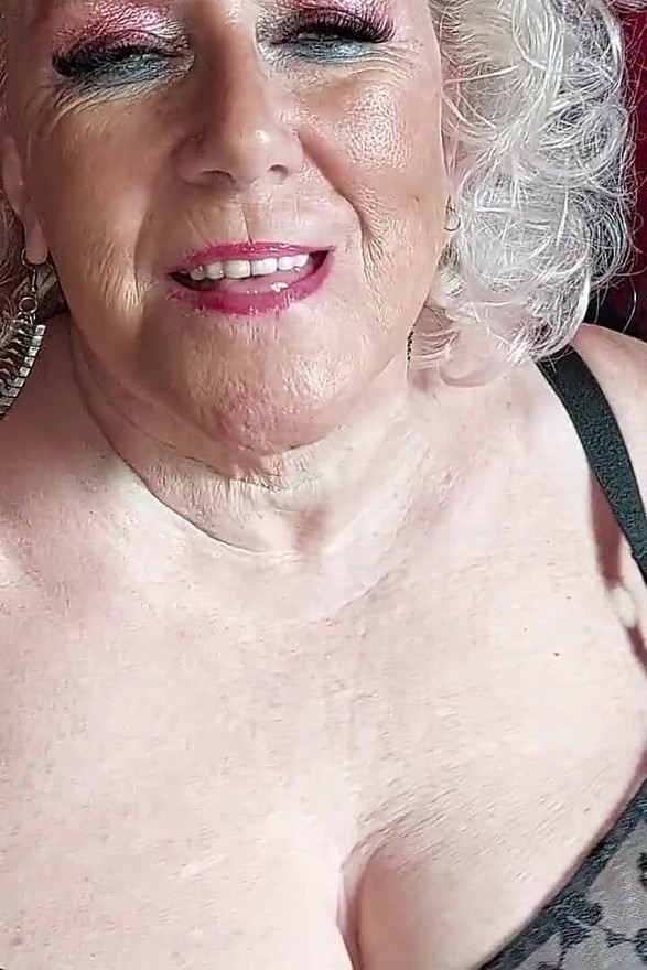 Wet Granny Shows Her Miracle Dildo