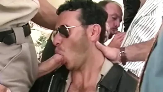 Anal Agents Scene-4_orgy Between Cops and Bear Who Suck Each Other's Dicks