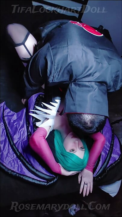 Aerith x Morrigan Darkstaklers Cosplay. Angle #2