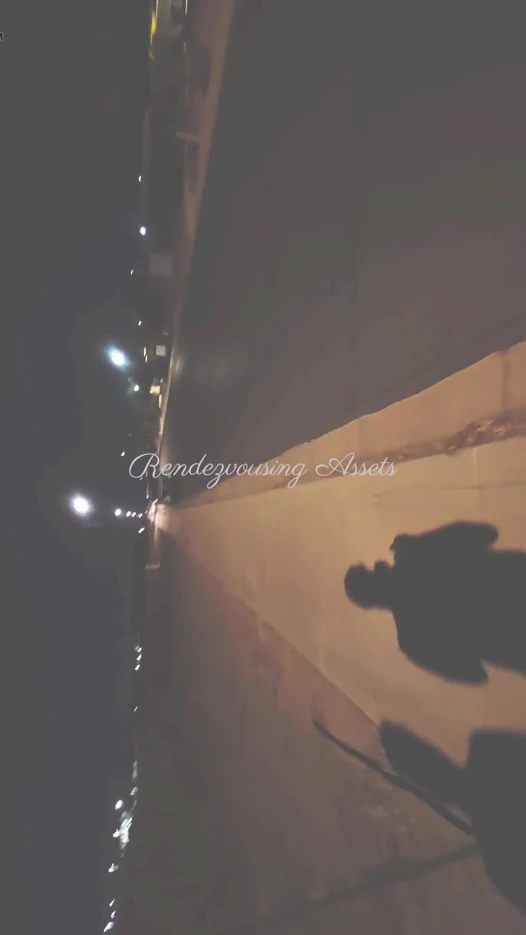 Leere Straße, Spät in Der Nacht Und Ein Nacktes Paar!