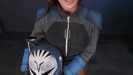 VRCosplayX Sophie Locke как Бо Katan бросает вызов тебе, кто кончает первым будет править МАНДОЛОР, часть 1