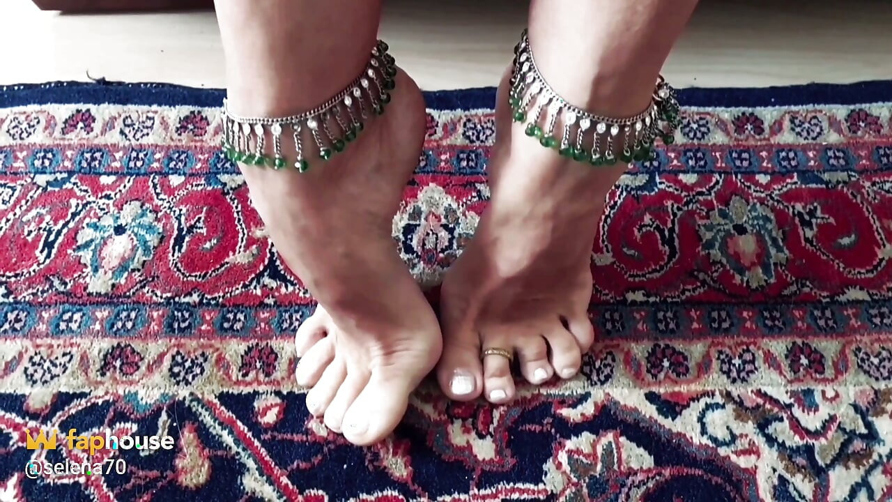 Mature Blonde Wife Enjoys Foot Worship and Sex