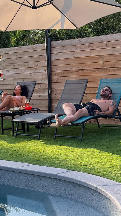 Marie and Lucas Lumacarie Fuck with Adelie by the Pool