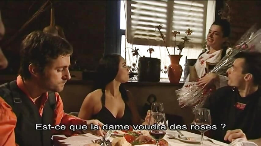 Famous Serbian Crime Kingpin Banged Charming Flowers Saler Victoria Slim in the Restoraunt During Dinner Engagement