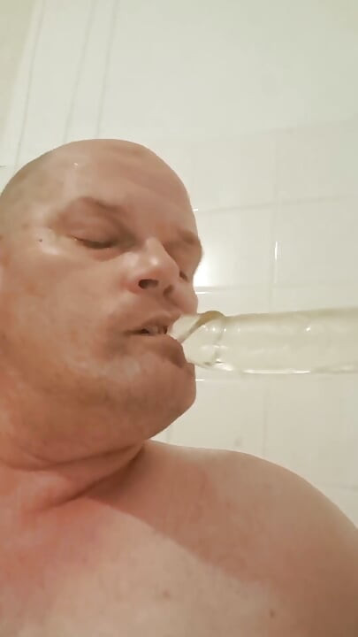 The Slut Is Clearly Addicted to Dildo Sucking
