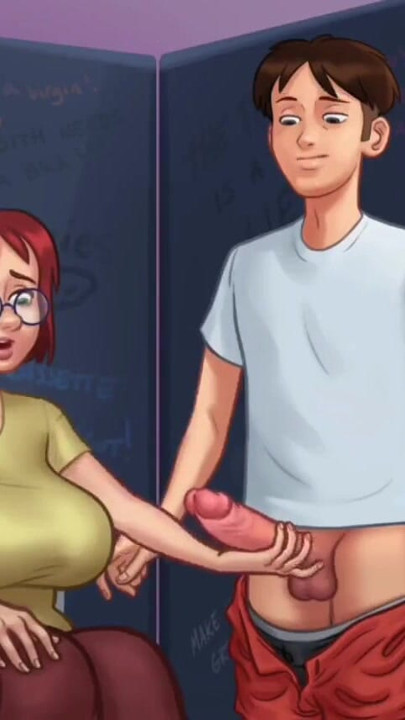 Judith loves Anon to keep her company - summer time saga gameplay | Clip 1