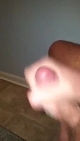 Cock stroking and cum shooting 6