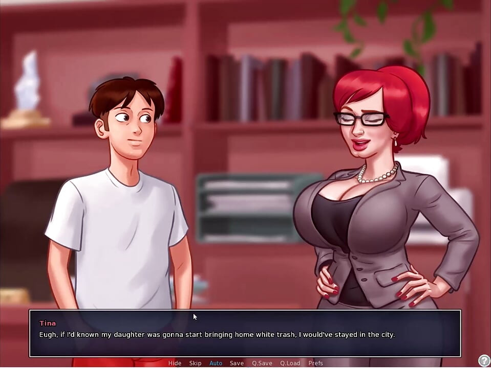 Summertime Saga - Johannes fucked Odette, Johannes fucked Maria, Eva had her baby