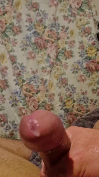 Cock has a cold and sneezes jizz. Squirting spray of ore cum after edging and then having an orgasm