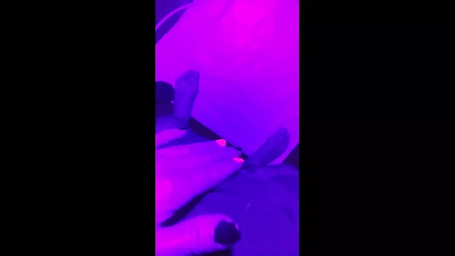 Blacklight Handjob Fun :)