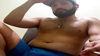 التدخين باللون الأزرق