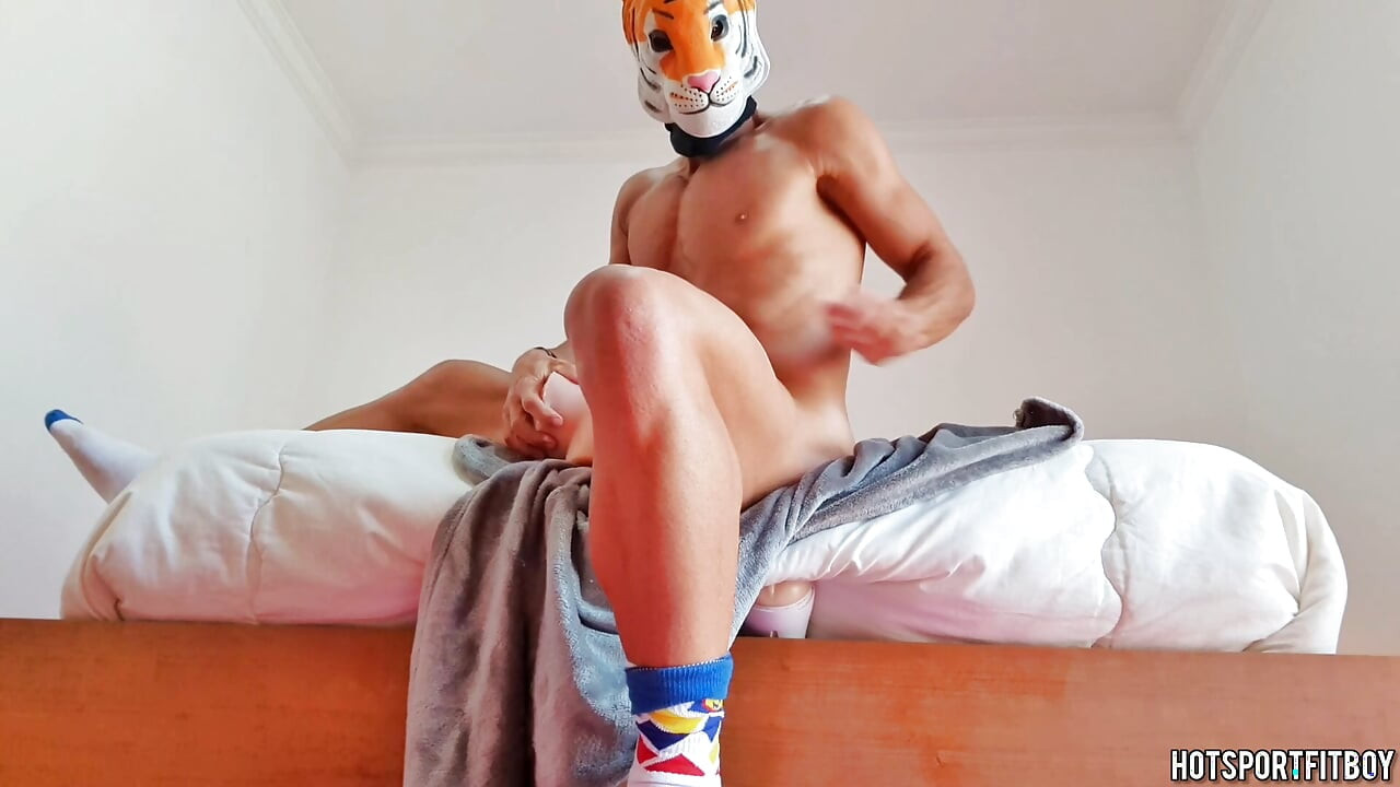 Fucking 3 Different Fleshlights Hard in Bed - Massive Creampie Inside One Toy