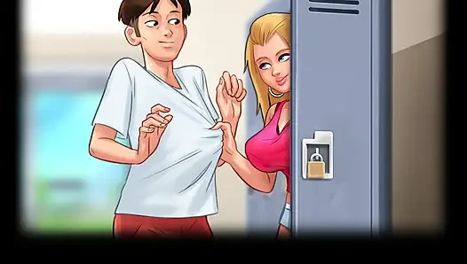 My girlfriend wants to fuck everywhere, she loves hardcore sex - summertime saga