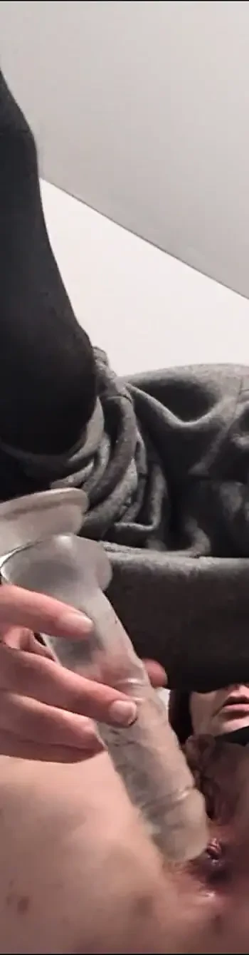 Dildo in my ass and pussy