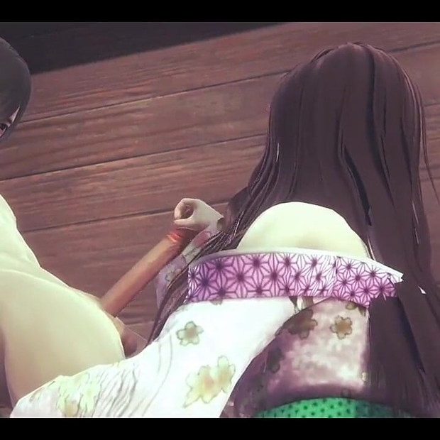 Demon Slayer Hentai - Branlette et sodomie de Nezuko - Manga asiatique japonais, jeu de film porno