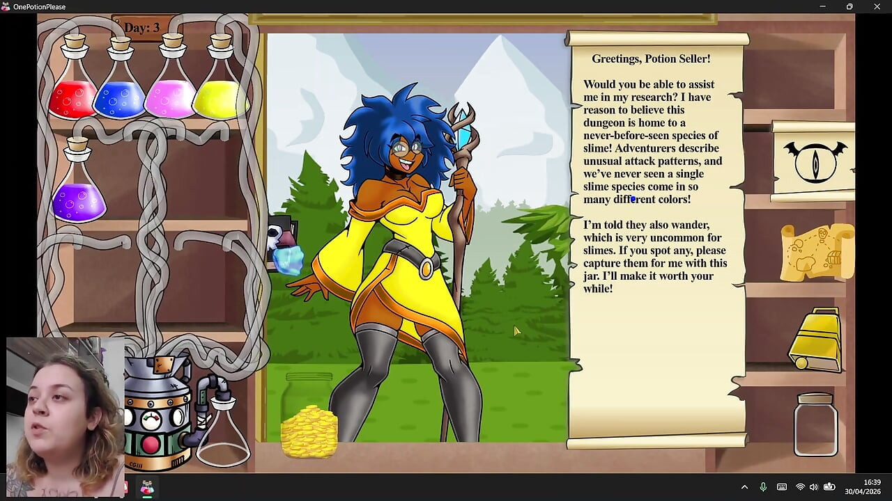 One Potion Please! (gameplay)