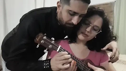 Musiklehrer fickt heiße schülerin mit dicken titten, creampie Ft babyLuna939 teil 1