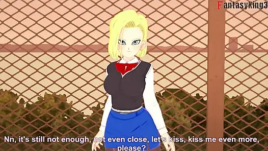 Android 18 memasuki perguruan tinggi untuk terus bercinta Gohan - Dragon Ball zex Series