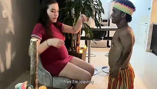 I Give My Hot Stepsister a Very Sexy Hawaiian Show, She Gets Horny and I...