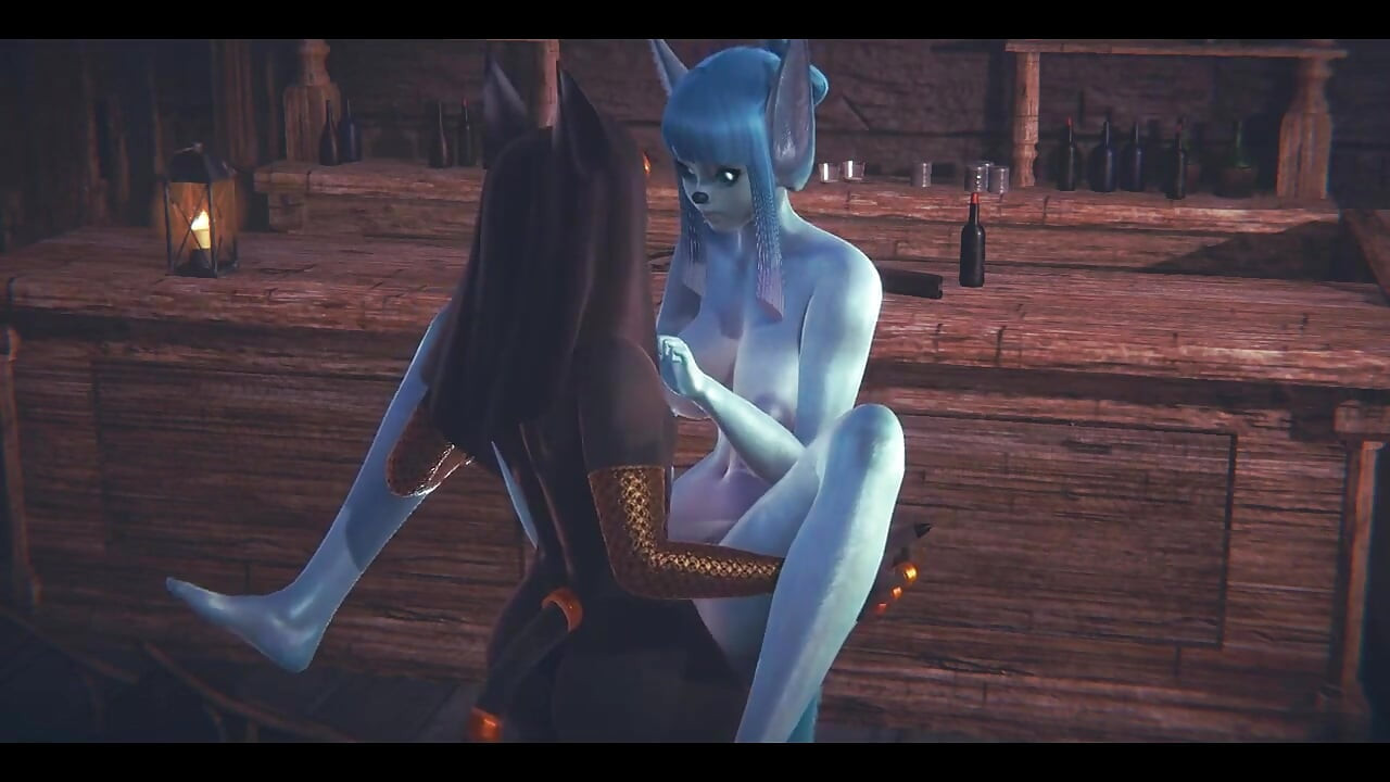 Pokemon hentai berbulu - Seks keras Glaceon dengan Anubis the Dog - Jepun Asia Manga Anime Filem Permainan Lucah