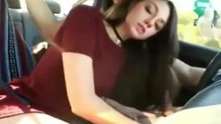 Sucking in the car