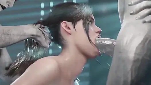 Tren videosunda grup seks ve sakso sızdırıldı bir kızda 4 erkek, oyun anime, çizgi film